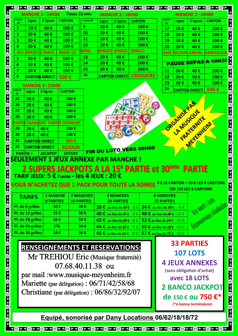 Détails loto 7 mai